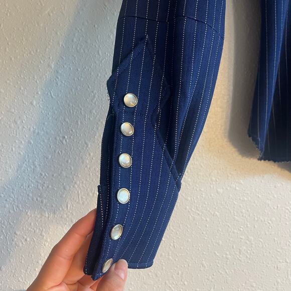 Vintage Custom Made Western Cowgirl Pearl Button Up - Picture 3 of 8